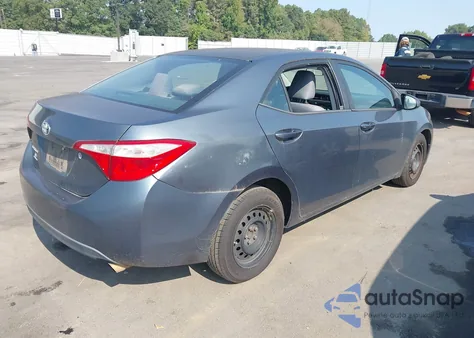 2014 Toyota Corolla L z USA, uszkodzony, nr VIN 2T1BURHE1EC032549